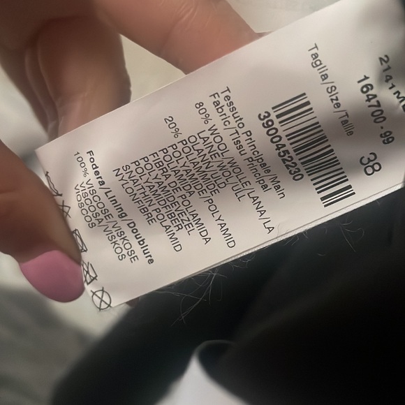 MSGM Wool Coat size 38 xs - Picture 6 of 6